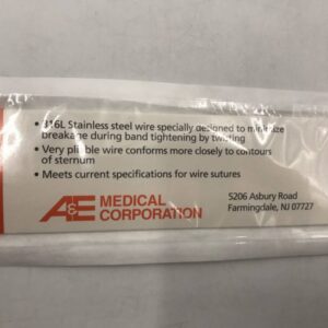 A&E Medical 046-033 MYO/Wire II Sternotomy Suture USP#6