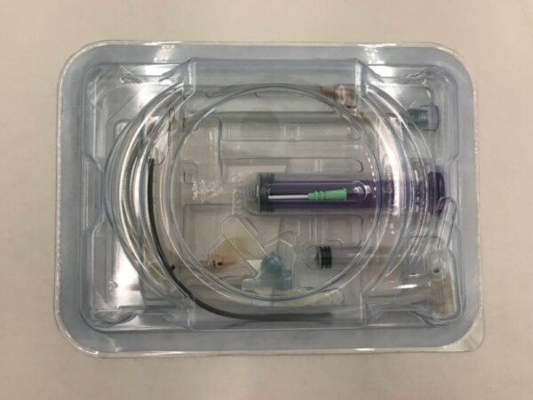 HALYARD 8270-16-2.0-22 Mic-Key Gastric-Jejunal Feeding Tube Kit, Extension Sets w/ Enfit Connectors Low-Profile GJ-Tube 16F (X)