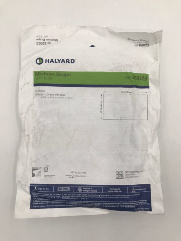 HALYARD 89023 Medium Drape with Tape 76in/193cm x 41.5in/105cm