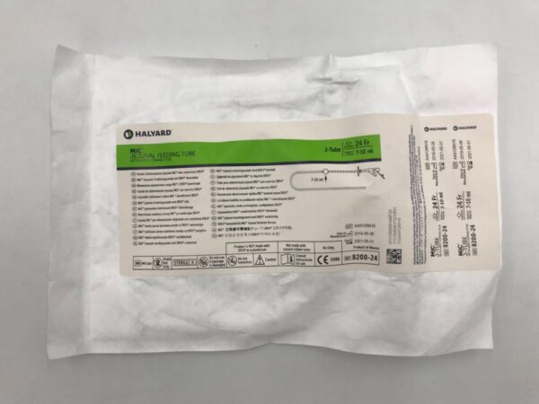 HALYARD 8200-24 MIC Jejunal Feeding Tube w/Enfit Connector J-Tube 24F x 7-10ml (X)