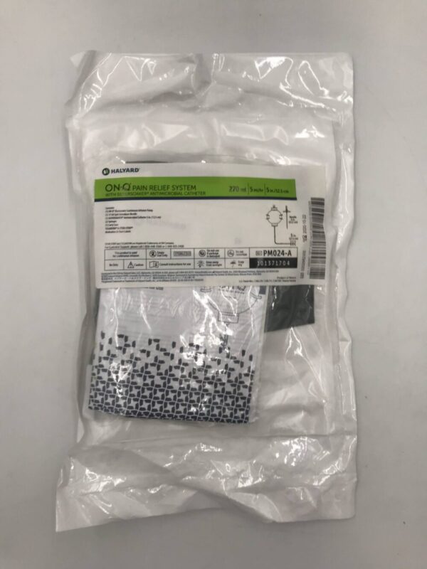 HALYARD PM024-A ON-Q Pain Relief System w/ Silversoaker Antimicrobial Catheter 270ml (X)