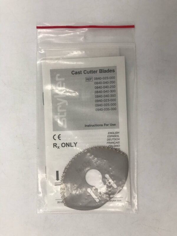 STRYKER 0940-023-000 Ion Nitrided Cast Cutter Blade