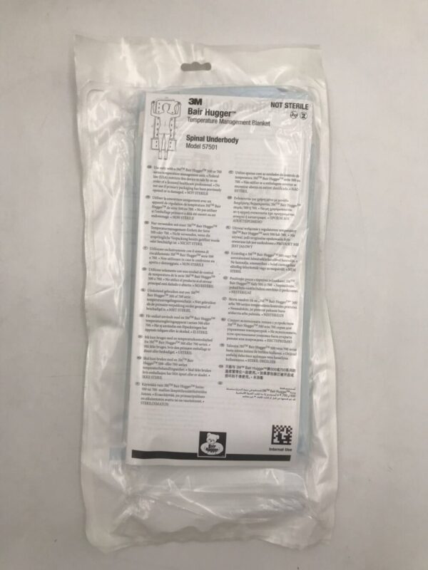 3M 57501 Bair Hugger Temperature Management Sinal Underbody Blanket (5/Case)
