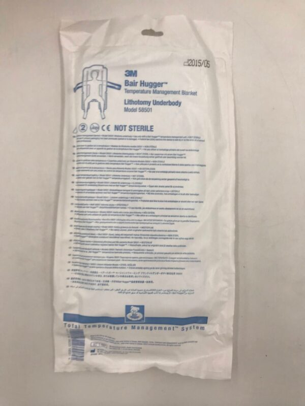 3M 58501 Bair Hugger Blanket Total Temperature Management Lithotomy Underbody Blanket (10/Case)