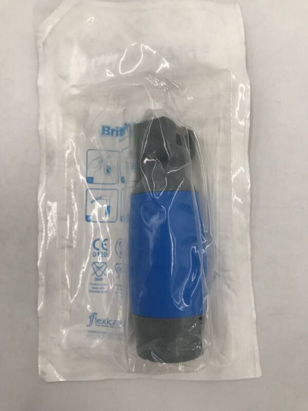 Flexicare 040-03-0000U BritePro Solo Fiber Optic Laryngoscope Handle with Batteries Stubby Handle (X)
