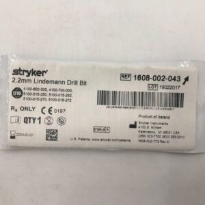STRYKER 1608-002-043 Lindemann Drill Bit 2.2mm - GB TECH USA
