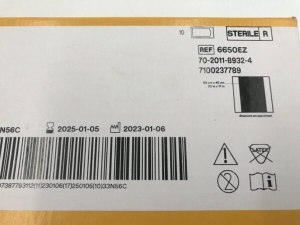 3M 6650EZ Ioban 2 Antimicrobial Incise Drape 23in x 17in (10/Box)