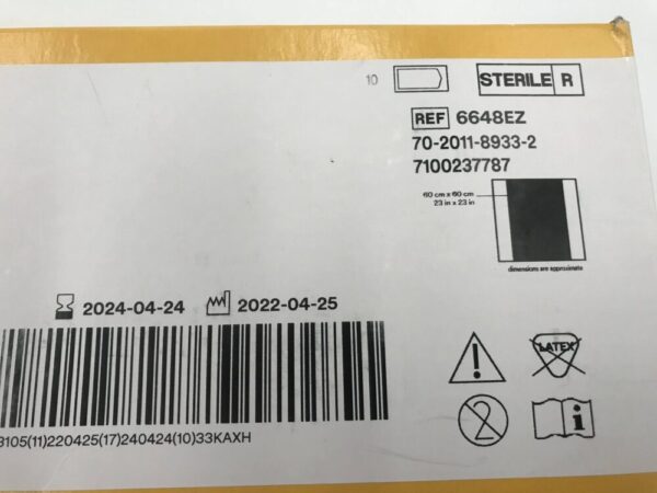 3M 6648EZ Ioban 2 Antimicrobial Incise Drape 23in x 23in (10/Box)