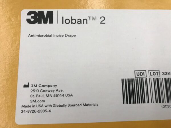 3M 6651EZ Ioban 2 Antimicrobial Incise Drape 23in x 33in (10/Box)