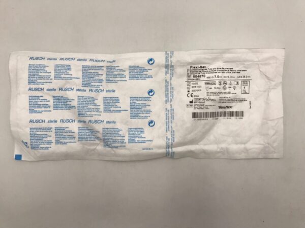 TELEFLEX 504580 Rusch Cuffed Endotracheal Tube & Stylet Oral/Nasal 8mm