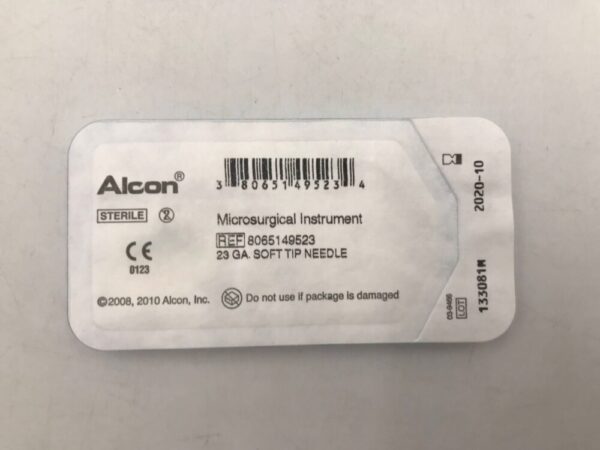 ALCON 8065149523 Microsurgical Instrument Soft Tip Needle 23G (X)