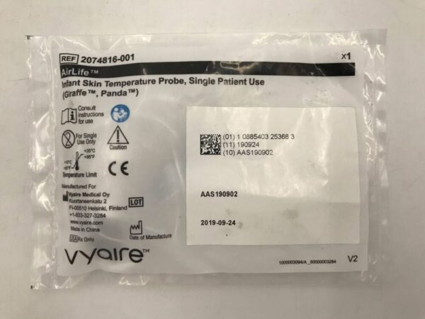 Vyaire 2074816-001 AirLife Infant Skin Temperature Probe