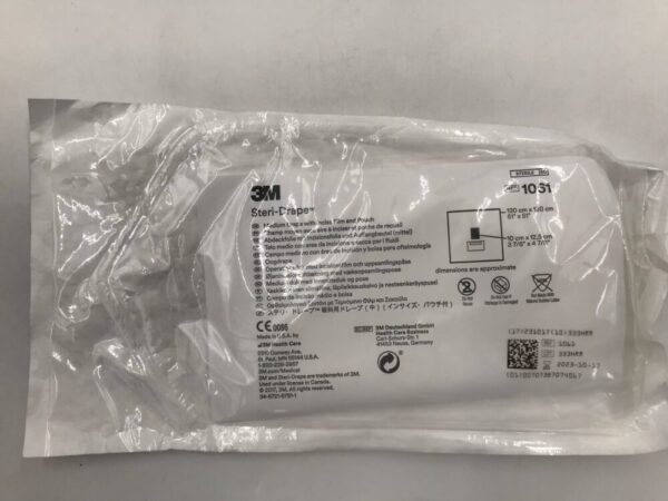 3M 1061 Steri-Drape Medium Drape with Incise Film and Pouch 130cm x 130cm (51" x 51") (X)