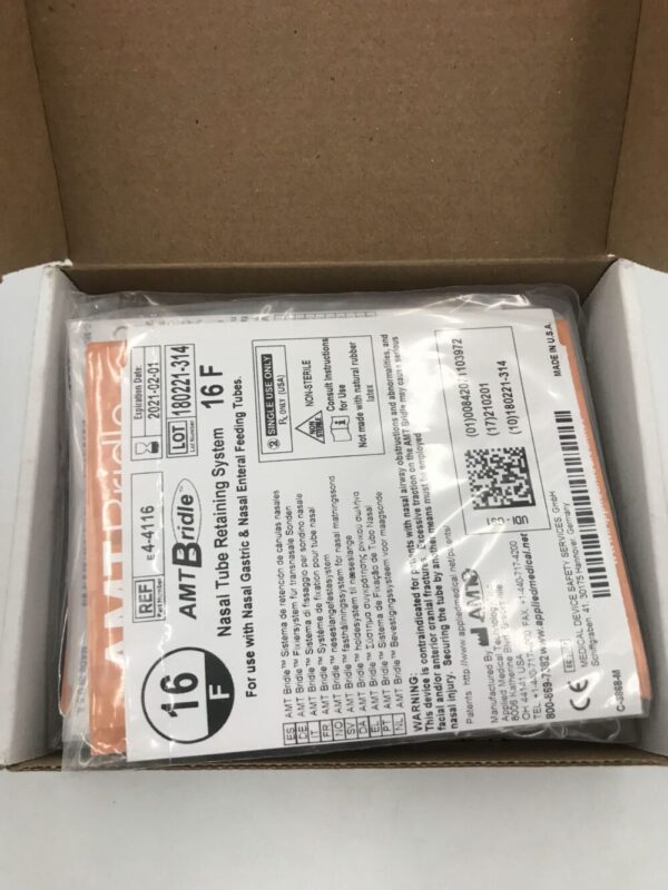 Applied Medical Technology 4-4116 Nasal Tube Retaining System 16F (5/Box) (X)