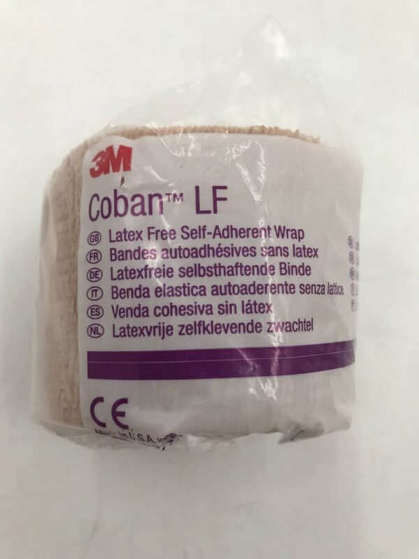 3M 2082 Coban LF Latex Free Self-Adherent Wrap 2in x 5yd (50mm x 4.5m) (X)