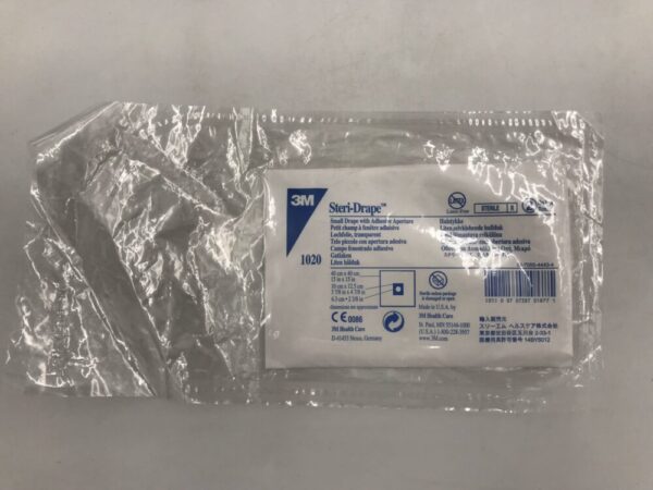 3M 1020 Steri-Drape Small Drape with Adhesive Aperture 40cm x 40cm (15in x 15in) (X)