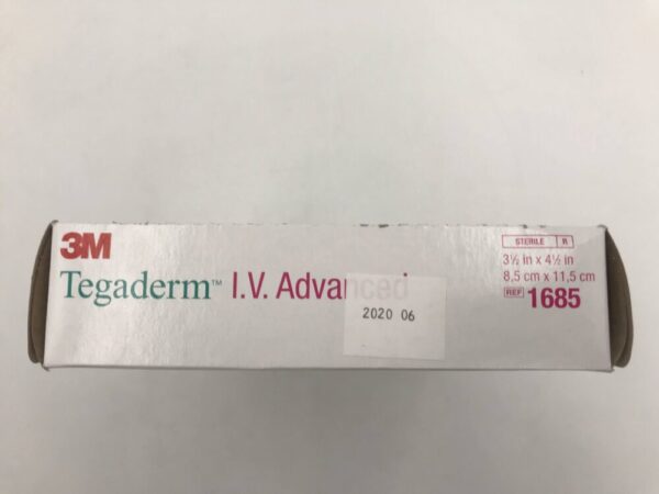 3M 1685 Tegaderm I.V. Advanced Securement Dressing 3 1/2in x 4 1/2in (8.5cm x 11.5cm) (50/Box)(X)