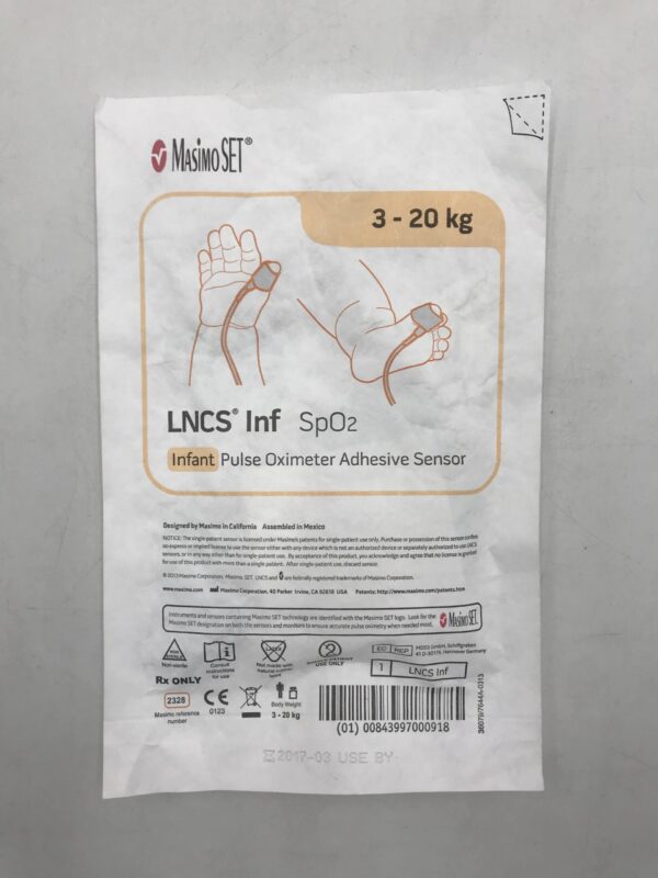MASIMO 2328 LNCS Inf SpO2 Infant Pulse Oximeter Adhesive Sensor 3-20kg (X)