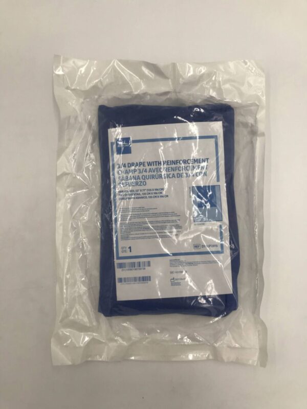 MEDLINE DYNJP2416 (3/4)Drape w/ Reinforcement 77in x 53in