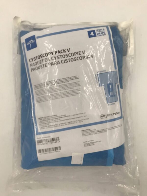 MEDLINE DYNJP5040 Cystoscopy Pack V, Level 4 Surgical Drape 87"x 60"x 35"