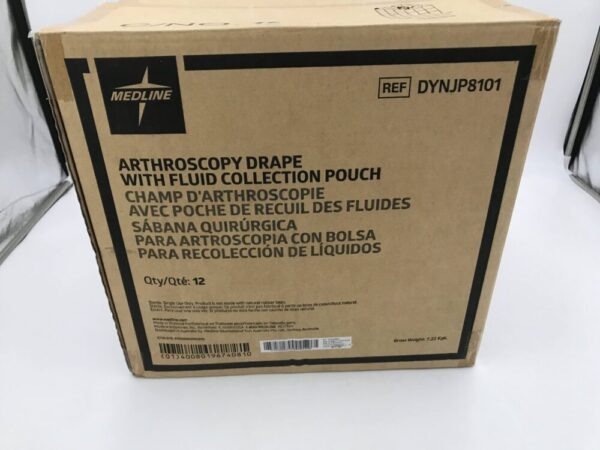 Medline DYNJP8101 Arthroscopy Drape with Fluid Collection Pouch (12/Box)