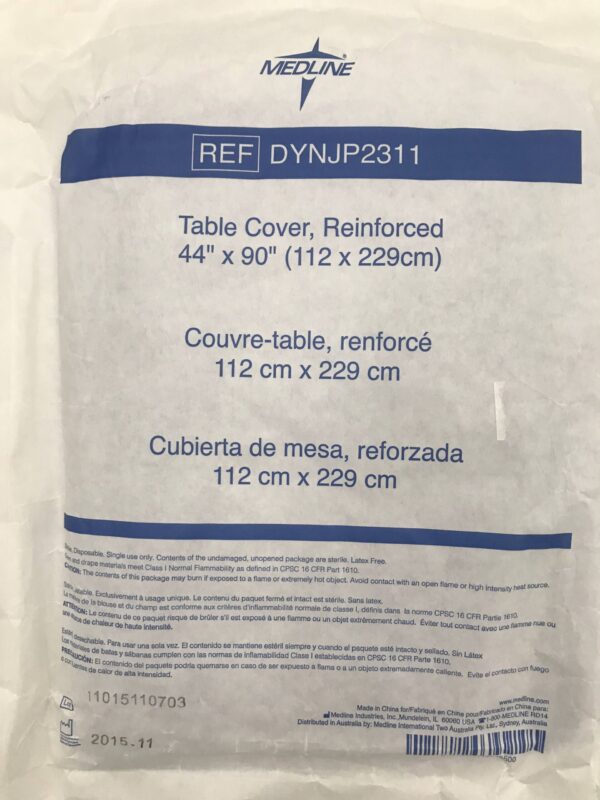 MEDLINE DYNJP2311 Table Cover Reinforced 44"x 90"