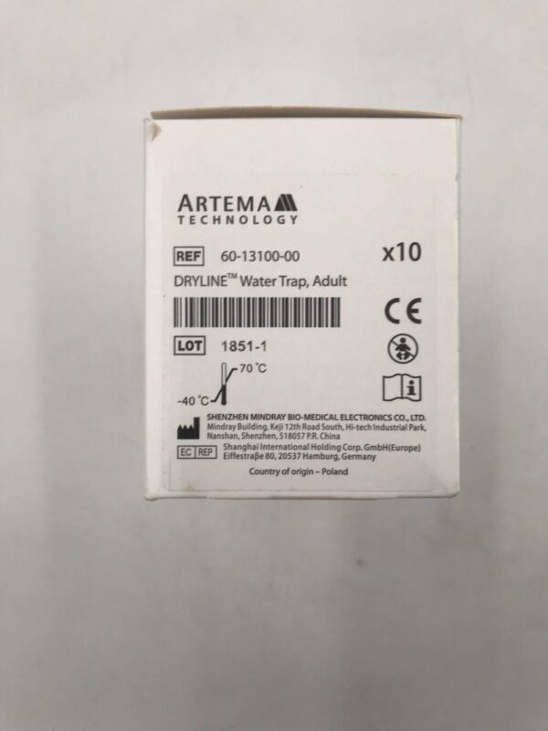 SHENZHEN MINDRAY 60-13100-00 DryLine Water Trap Adult w/Artema Technology (10/Box)