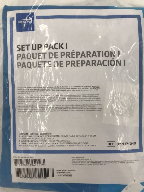 MEDLINE DYNJP1040 Set Up Pack I