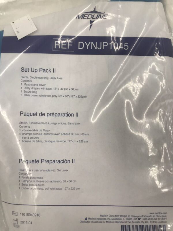 MEDLINE DYNJP1045 Set Up Pack II
