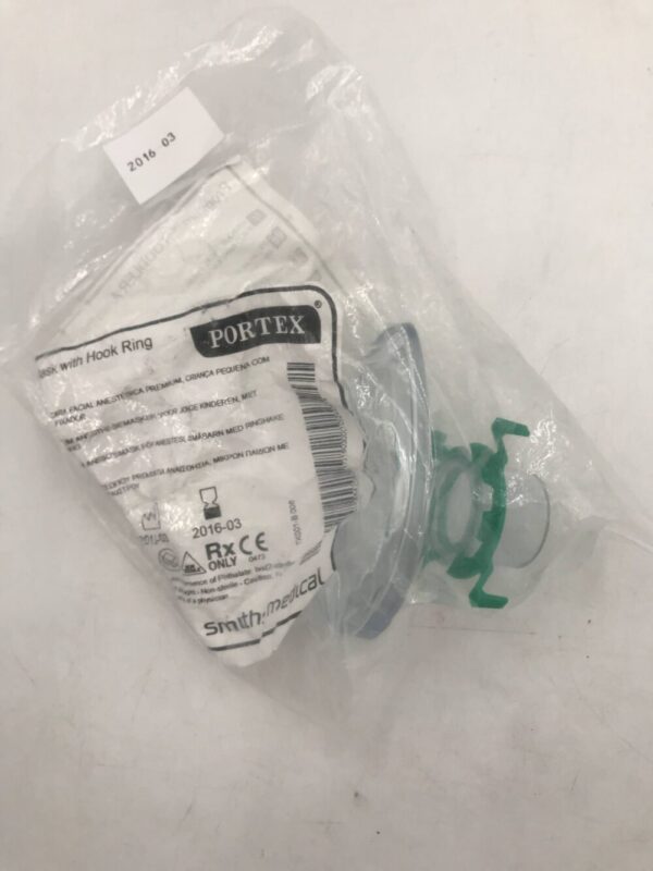 SMITHS MEDICAL 5070 Portex Premium Toddler Anesthesia Face Mask w/Hook Ring (X)