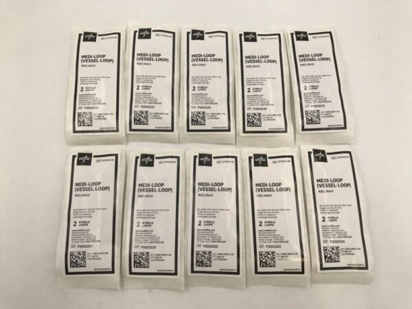 Medline DYNJVL02 Medi-Loop (Vessel-Loop) RED Maxi (10/Box)