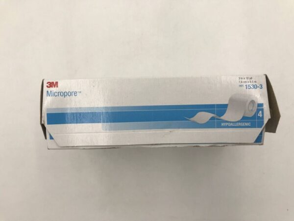 3M 1530-3 Micropore Surgical Tape 3in x 10yd (4/Box) (X)