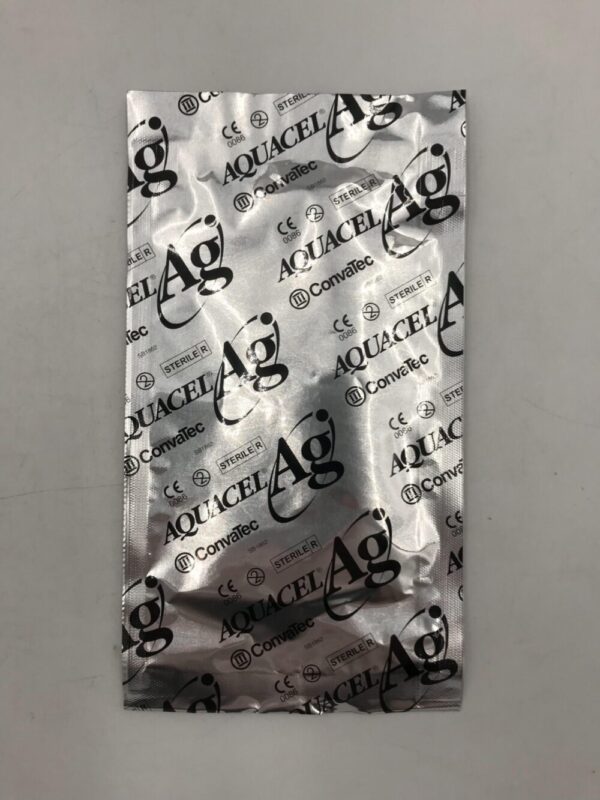 ConvaTec 420128 Aquacel Ag Silver Impregnated Antimicrobial Dressing w/ Strengthening Fiber 1cm x 45cm (5/Box)(X)