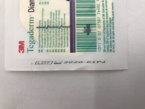 3M 1684 Tegaderm Diamond Film Diamond Pattern Film Dressing 2-3/8in x 2-3/4in (X)