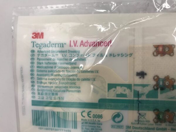 3M 1680 Tegaderm I.V. Advanced Securement Dressing 1-1/2in x 1-3/4in (10/Pack) (X)