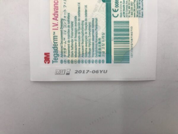 3M 1683 Tegaderm I.V. Advanced Securement Dressing 2-1/2in x 2-1/2in (10/Bag) (X)
