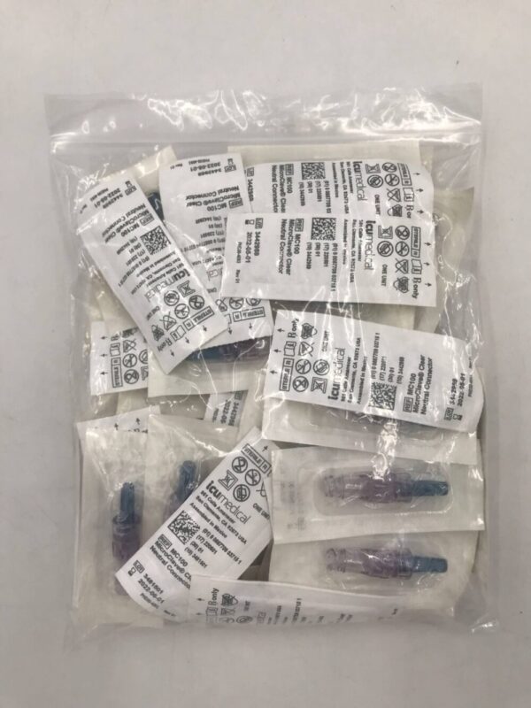ICU MEDICAL MC100 MicroClave Clear Neutral Connector (50/Bag)(X)