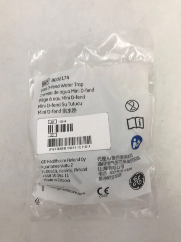 GE HEALTHCARE 8002174 Mini D-Fend Water Trap (9/Box)