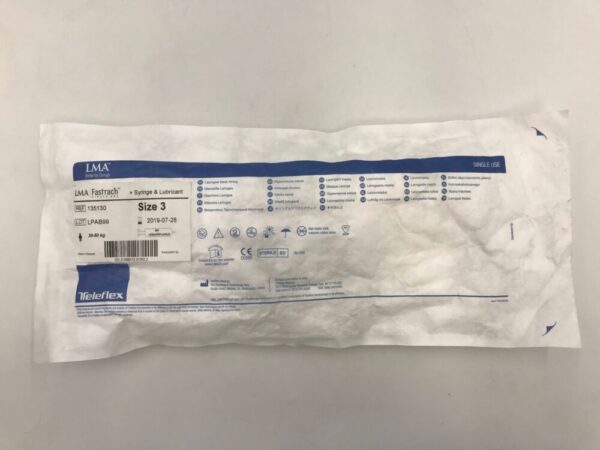 TELEFLEX 135130 LMA Fastrach +Syringe & Lubricant Size 3, 30-50kg (X)
