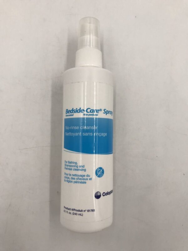 Coloplast 61761 Bedside-Care Spray No-Rinse Cleanser Unscented 8.1 fl. oz. (240mL)