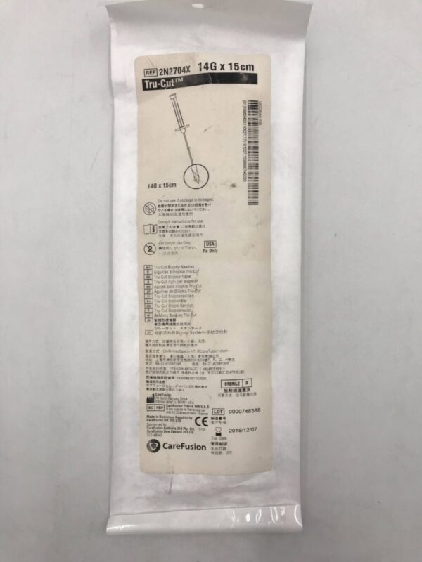 CareFusion 2N2704X Tru-Cut Biopsy Needles 14G x 15cm (X)