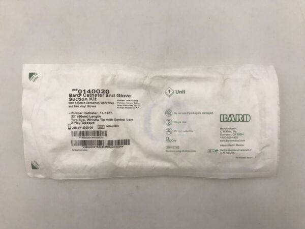 BARD 0140020 Catheter and Glove Suction Kit 14-16Fr (X)