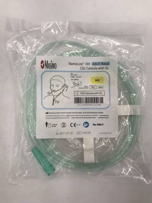 MASIMO 3833 NomoLine HH Adult Nasal CO2 Cannula w/O2 (X)