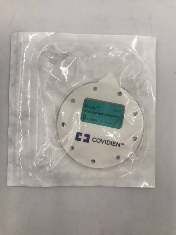 COVIDIEN VL0CN1126 V-Loc PBT Non Absorbable Wound Closure Device 0, 18in Blue, GS-22 (X)