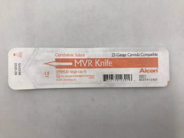 ALCON 8065912301 Ophthalmic Scleral MVR Knife 23G Cannula Compatible(X)