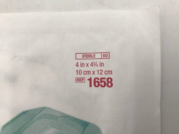 3M 1658 Tegaderm CHG Chlorhexidine Gluconate I.V. Securement Dressing 4in x 4-3/4in (X)