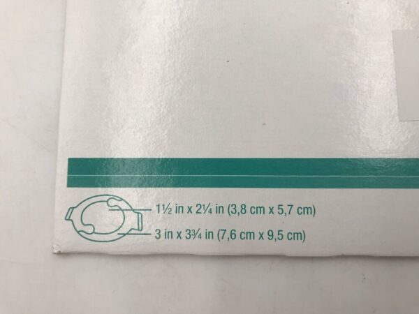 3M 90800 Tegaderm Absorbent Clear Acrylic Dressing 3in x 3-3/4in (5/PKG) (X)