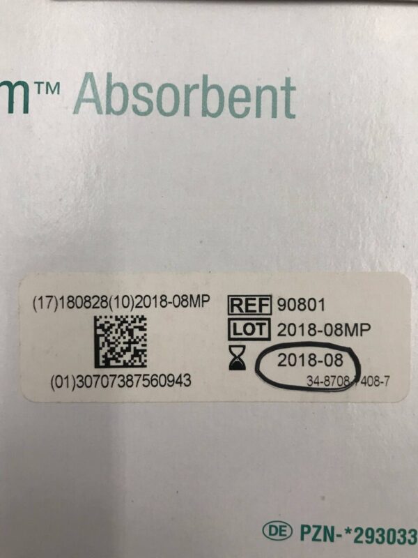 3M 90801 Tegaderm Absorbent Clear Acrylic Dressing 4-3/8in x 5in (5/Pckg.) (X)