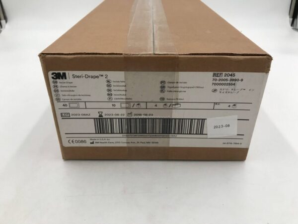 3M 2045 Steri-Drape 2 Incise Drape 19 5/8in x 17 5/8in (40/Case) (X)