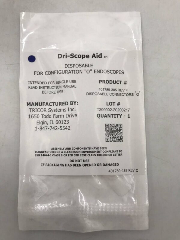 Tricor Systems 401789-305 Dri-Scope Aid Disposable Connectors "O" (100/Box)